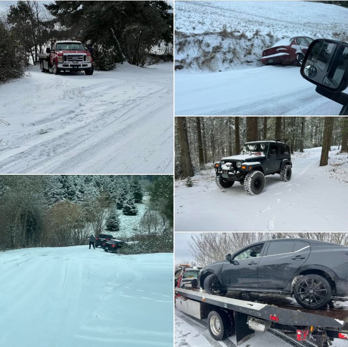 Otto Kings snow and winter recovery Oregon